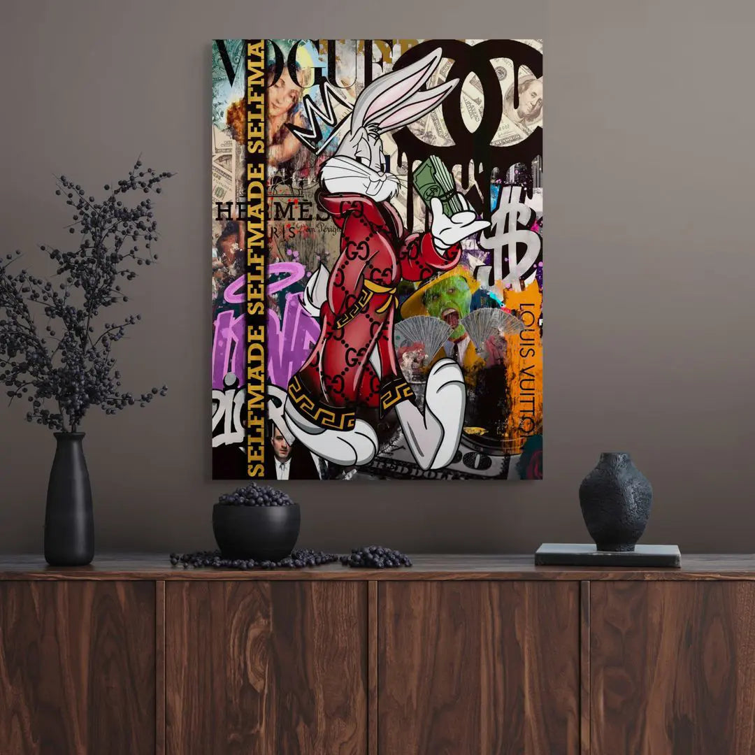 Selfmade Bunny | Canvas