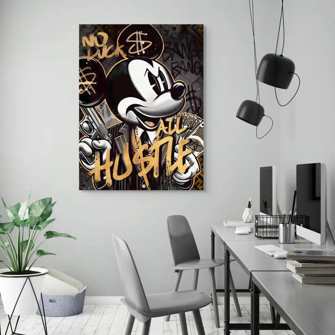 All Hustle Mickey | Obraz