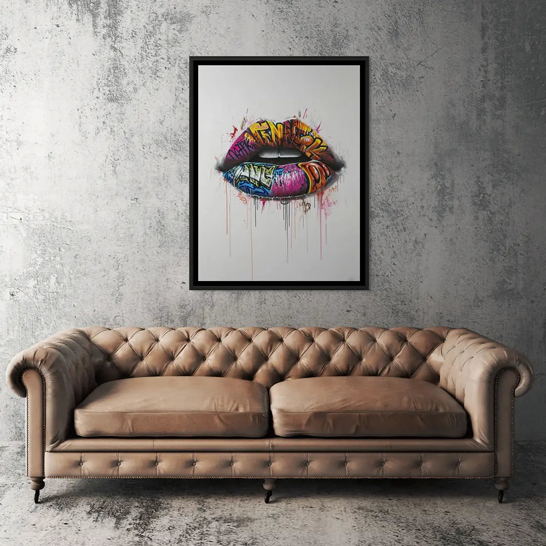 Graffiti Lips | Canvas