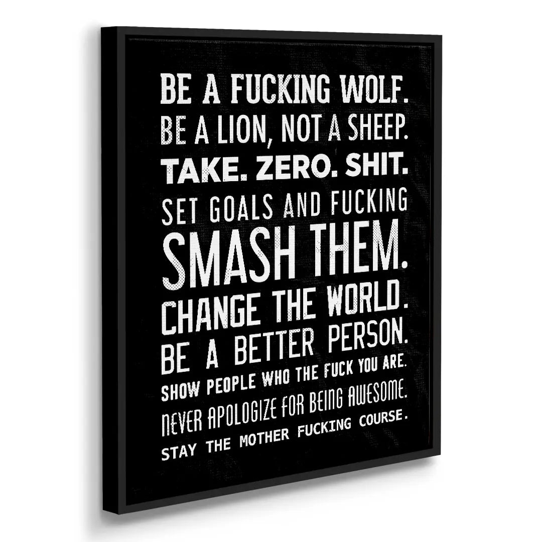 Be Wolf | Obraz