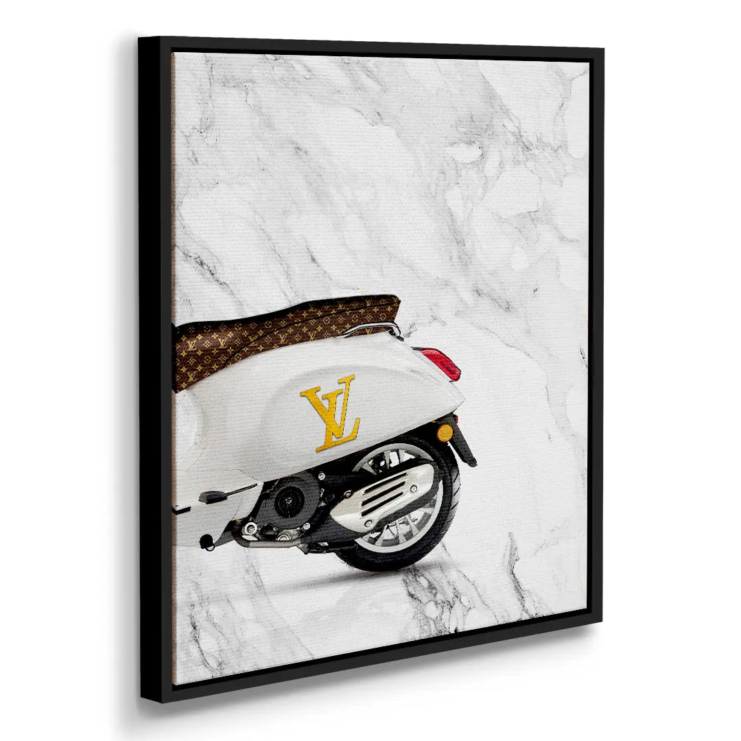 Vespa Louis Vuitton Tył | Obraz