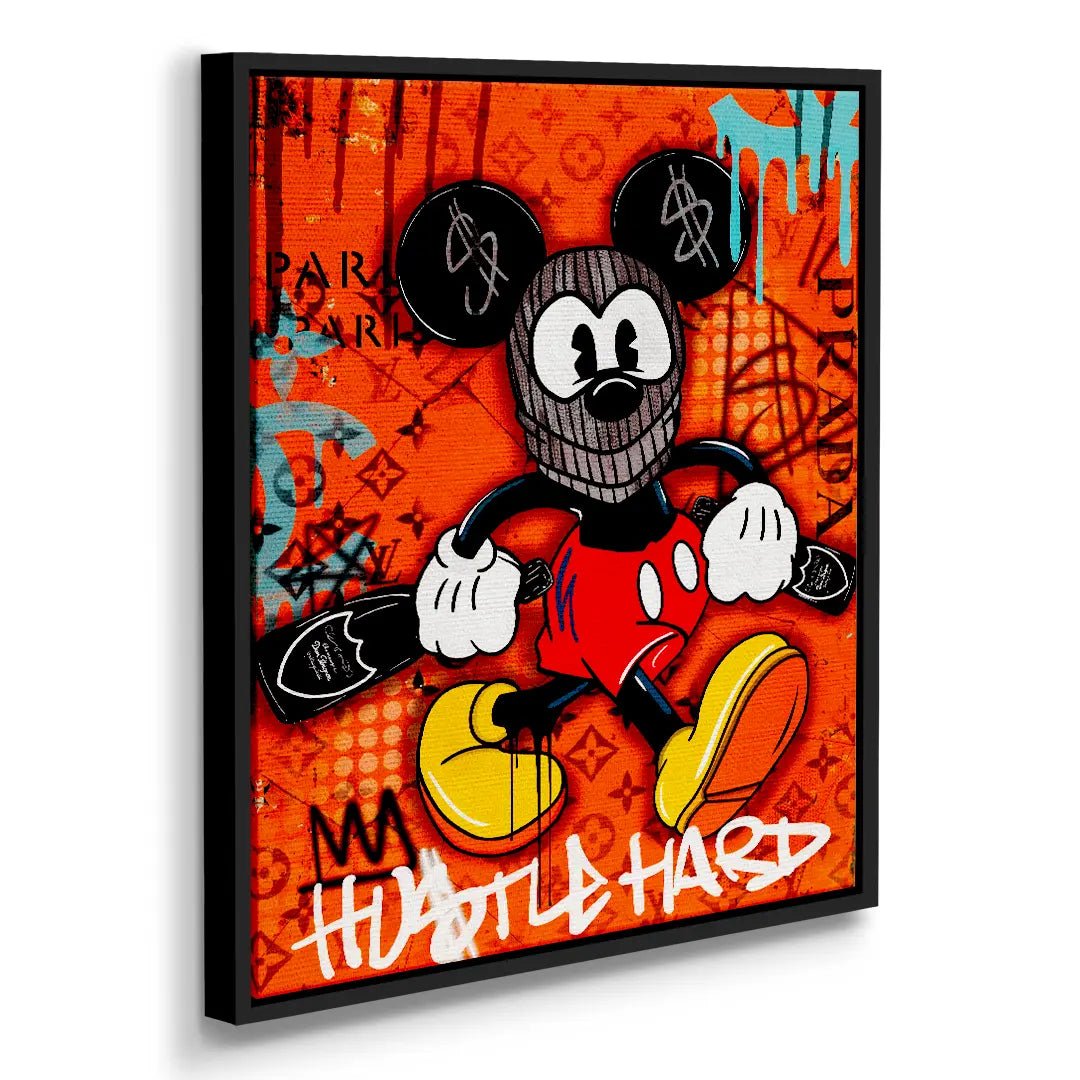 Hustle Hard Mickey | Obraz
