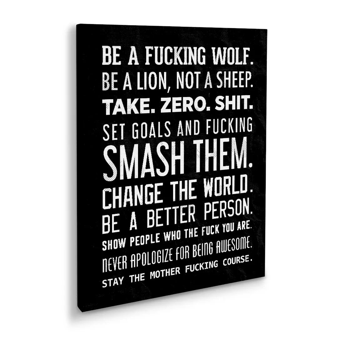 Be Wolf | Obraz