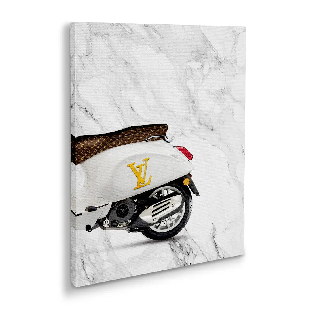 Vespa Louis Vuitton Tył | Obraz