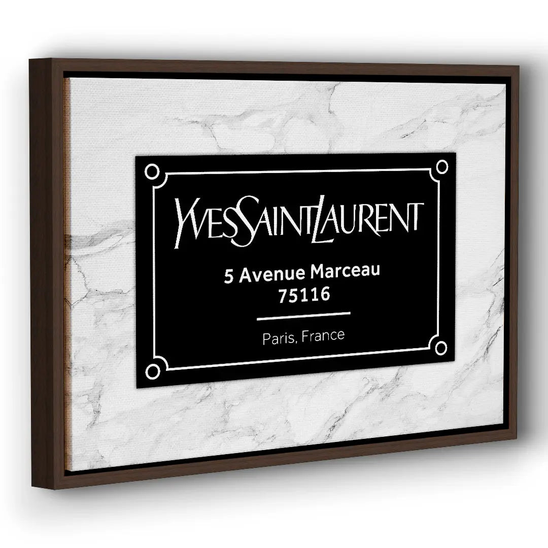 YSL Street Sign