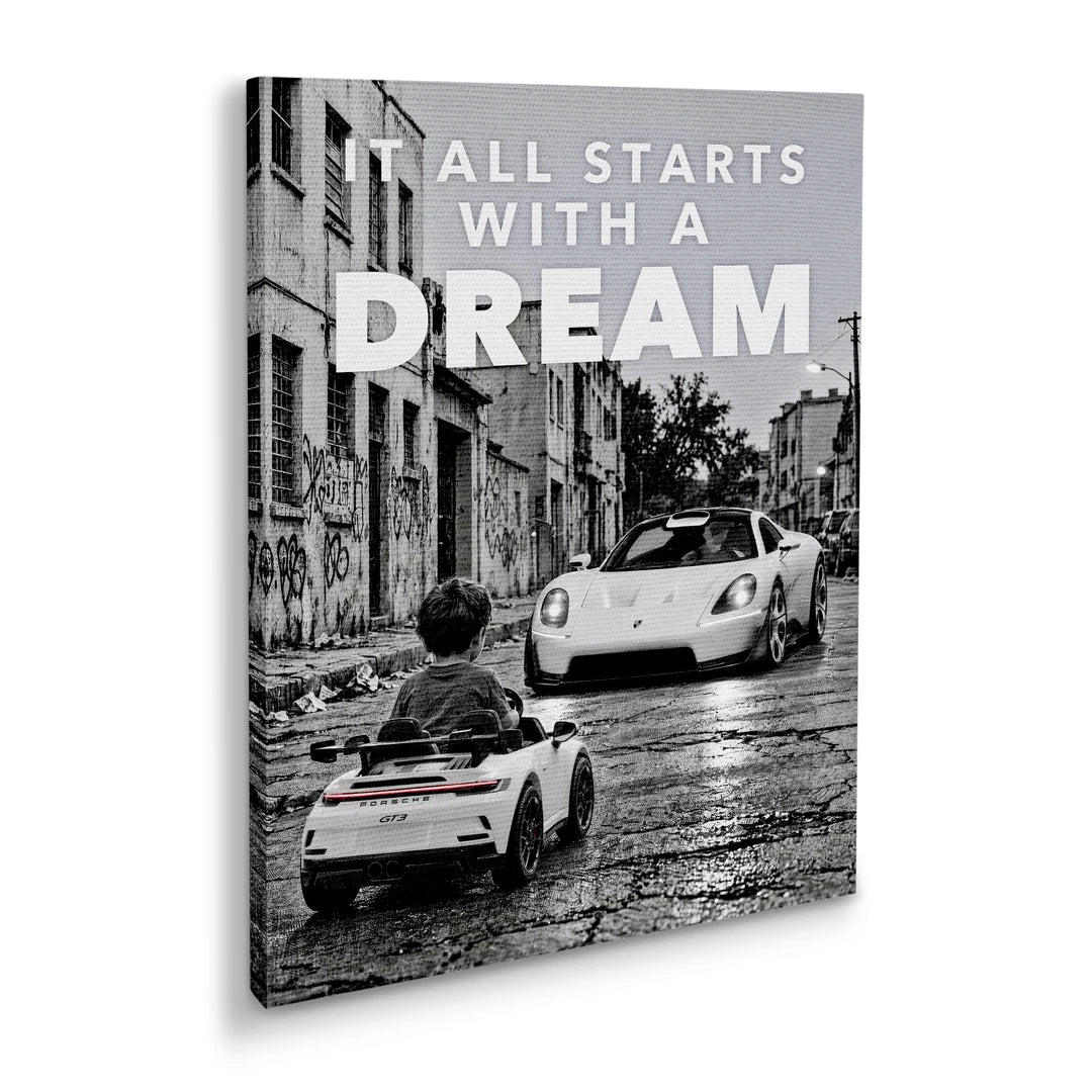 It All Starts With A Dream Mission S | Obraz, pod kątem