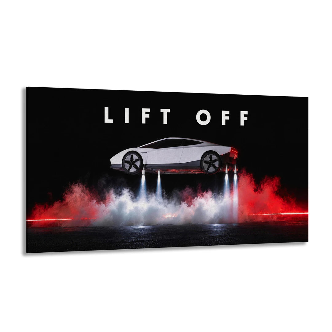 Tesla Lift Off | Obraz, pod kątem