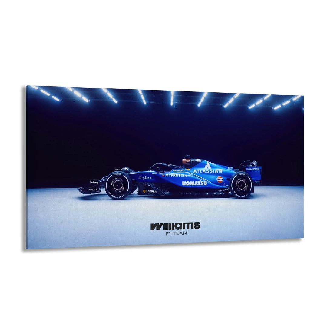 Williams F1 z Boku | Obraz, pod kątem