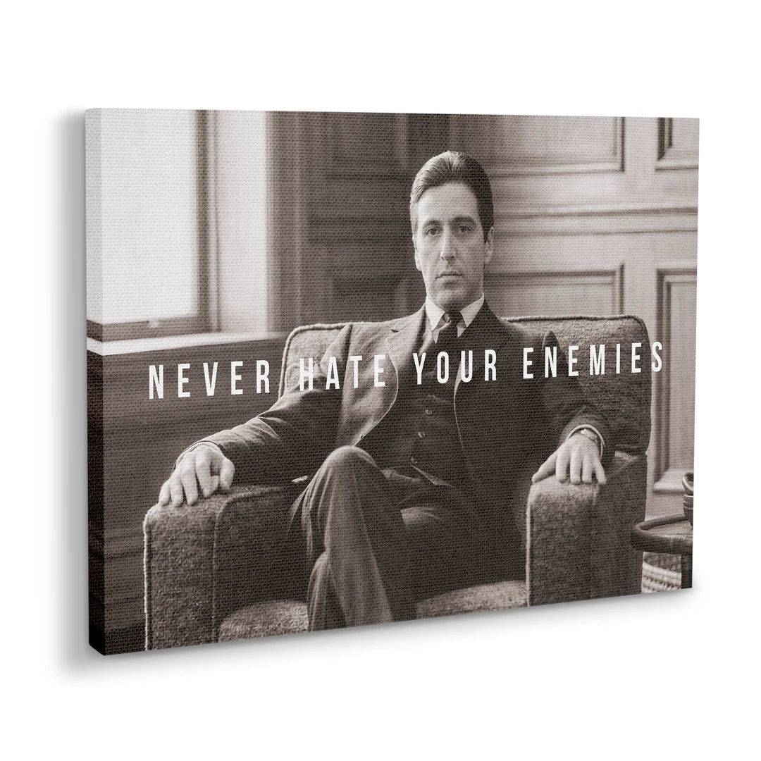 Corleone Never Hate Your Enemies | Obraz, pod kątem