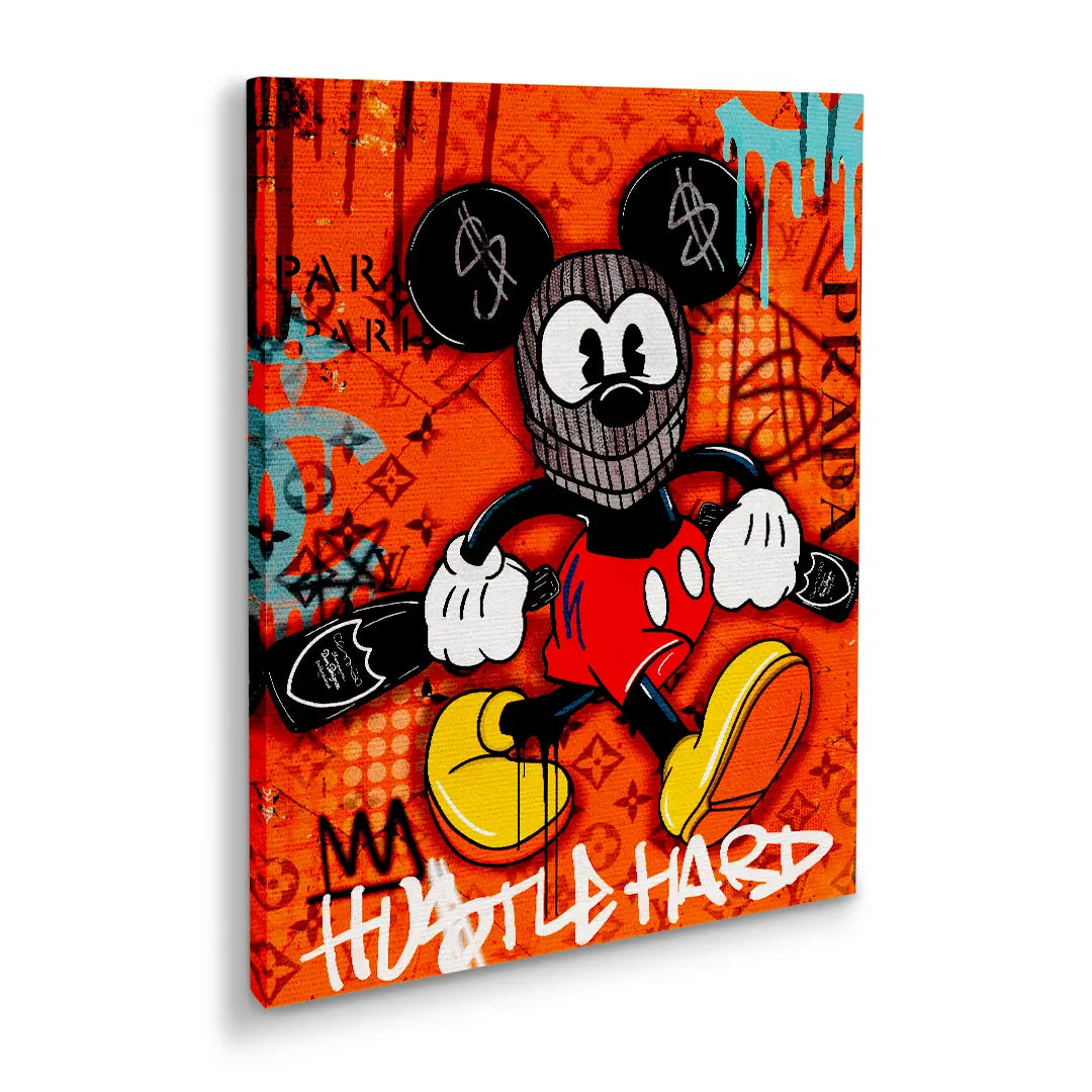 Hustle Hard Mickey | Obraz