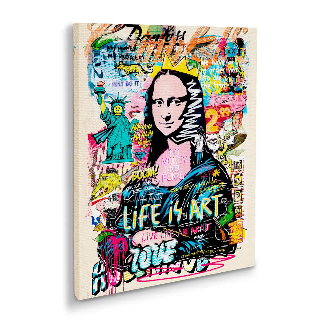 Mona Lisa - Life Is Art | Obraz