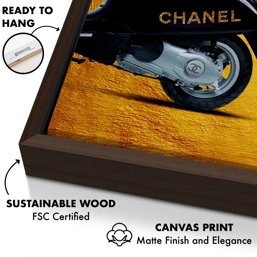 Vespa Chanel Back