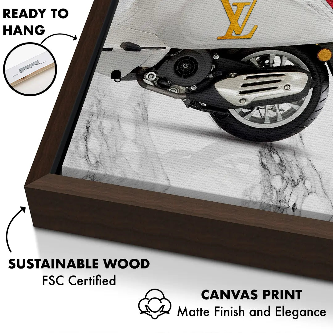 Vespa Louis Vuitton Back