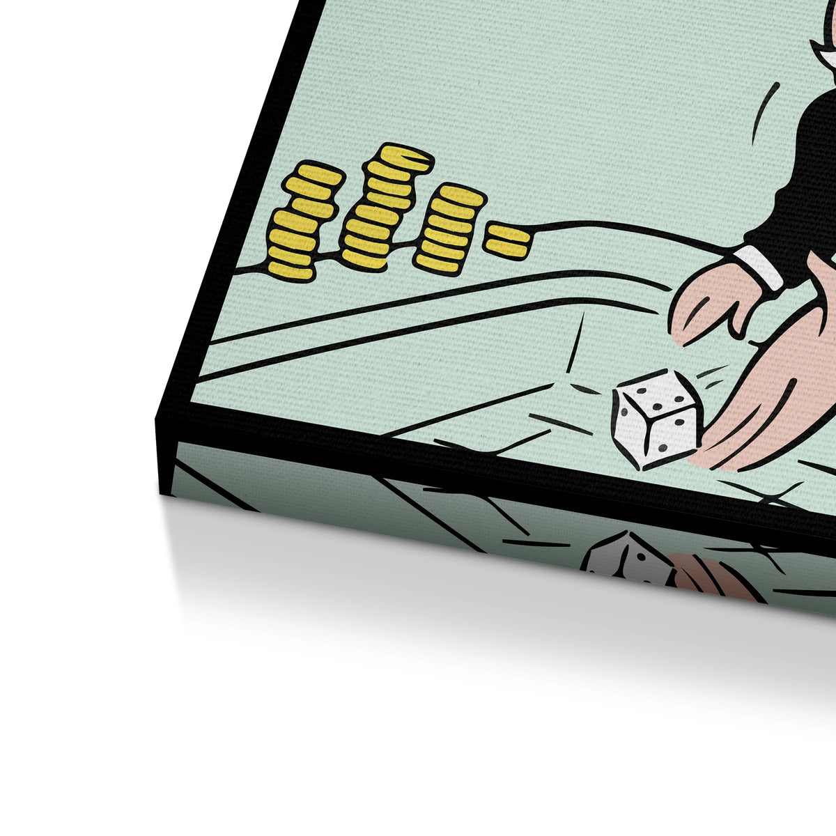 Monopoly Risk Not Regret | Obraz, zbliżenie
