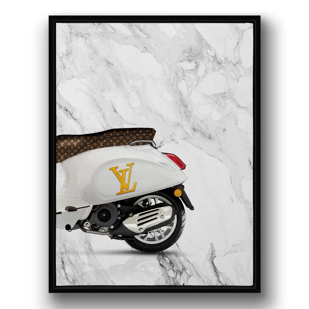 Vespa Louis Vuitton Tył | Obraz