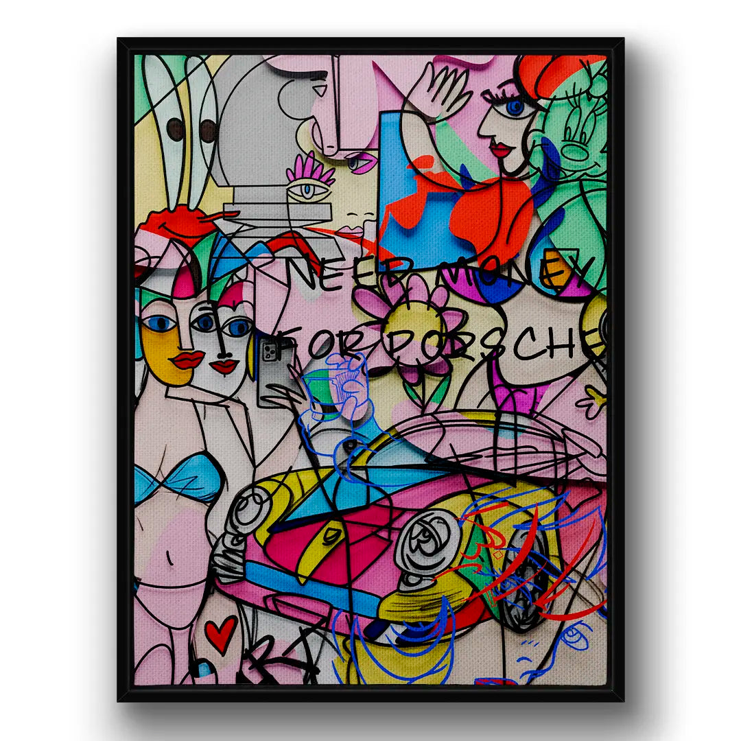 Need Money For Porsche | Obraz