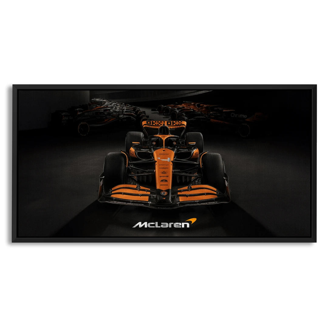 McLaren F1 z Przodu | Obraz, w czarnej ramie, widok z przodu