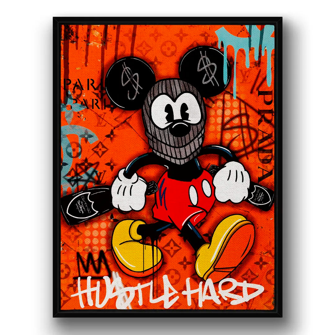 Hustle Hard Mickey | Obraz
