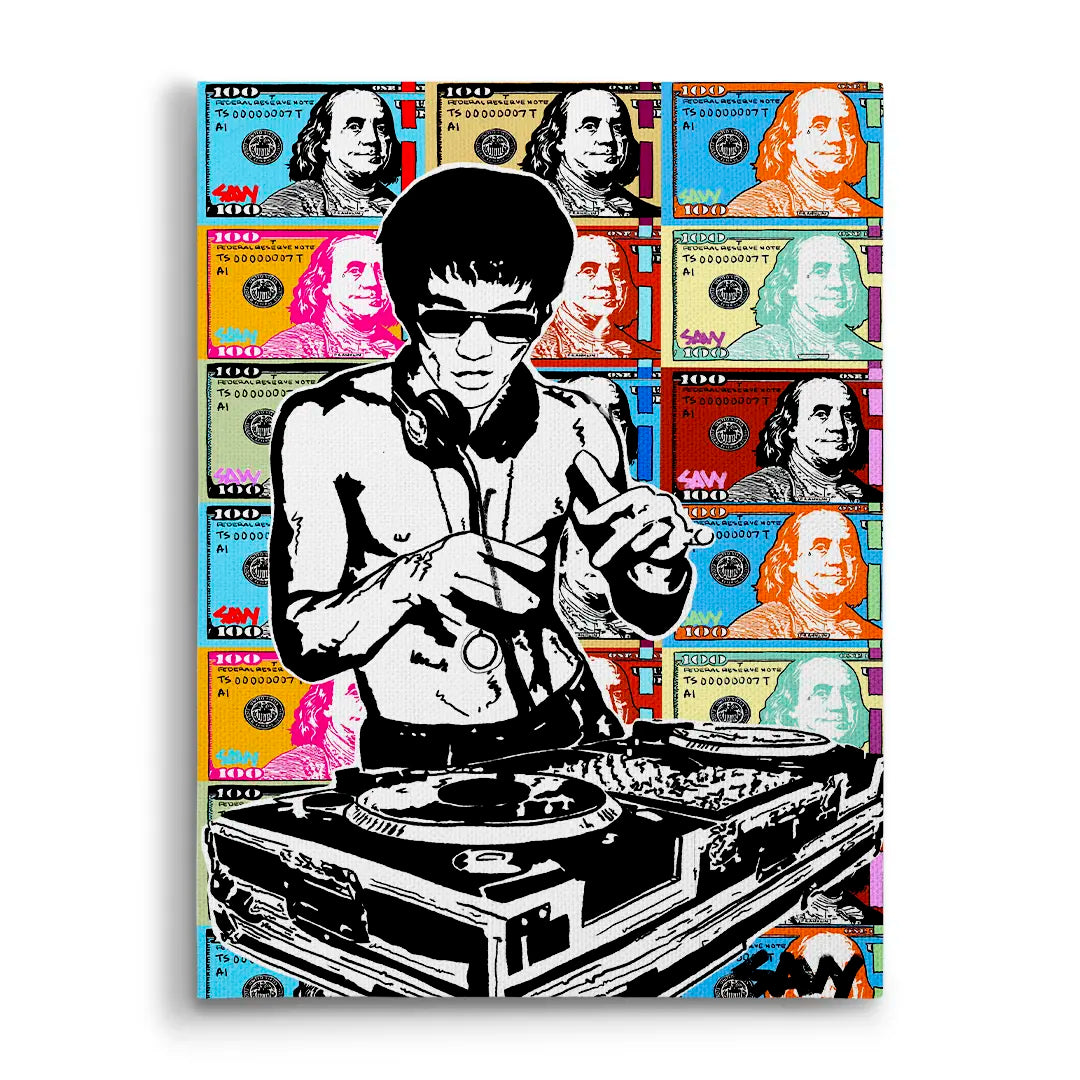 Bruce Lee DJ | Obraz