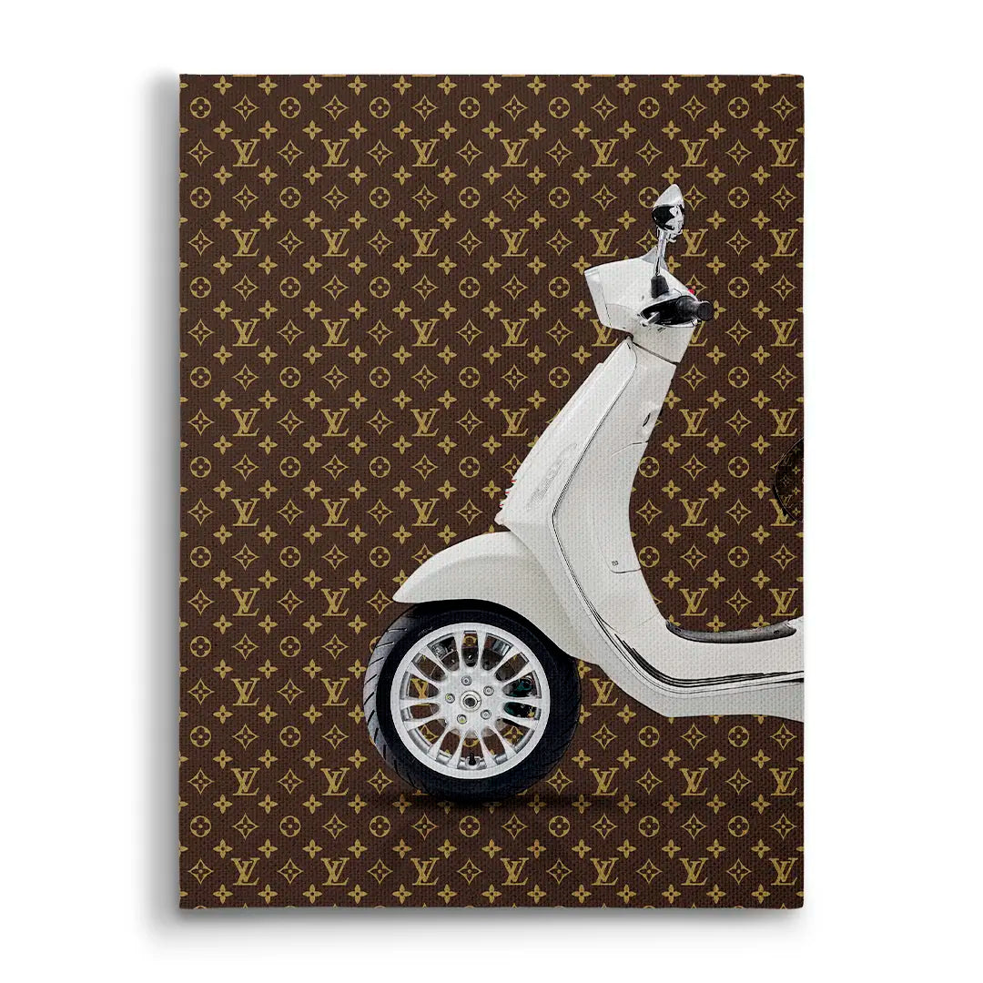 Vespa Louis Vuitton Przód | Obraz
