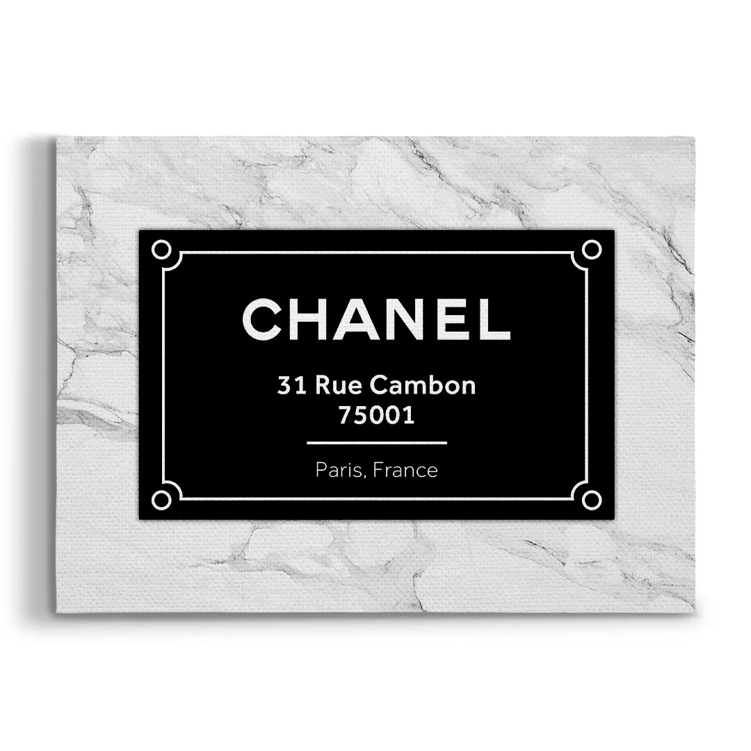 Szyld Chanel | Obraz