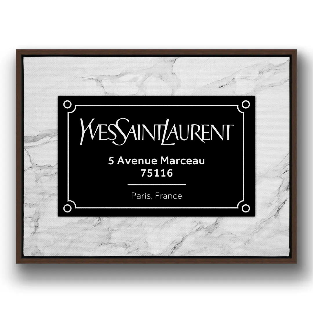 YSL Street Sign