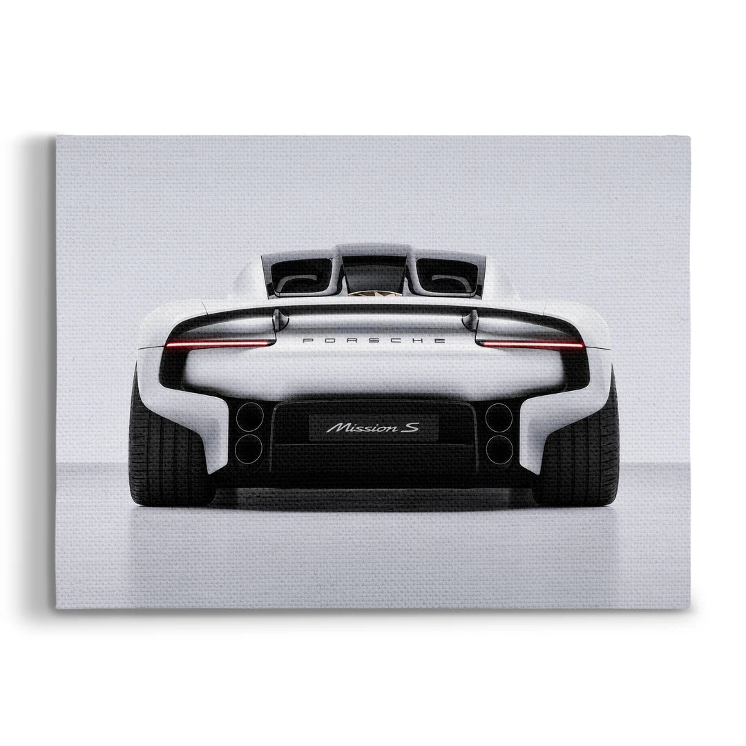 Porsche Mission S z Tyłu | Obraz, widok z przodu