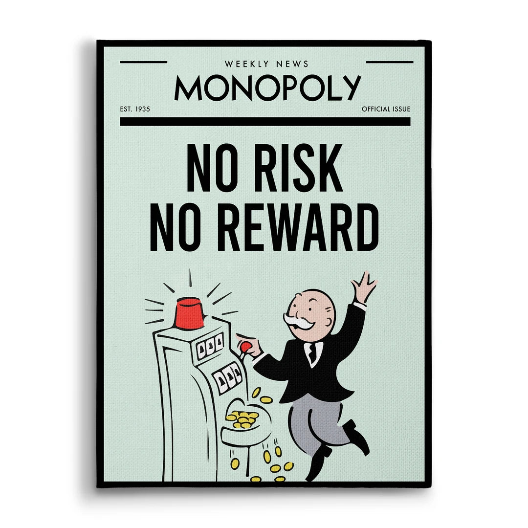 Monopoly No Risk No Reward | Obraz, widok z przodu