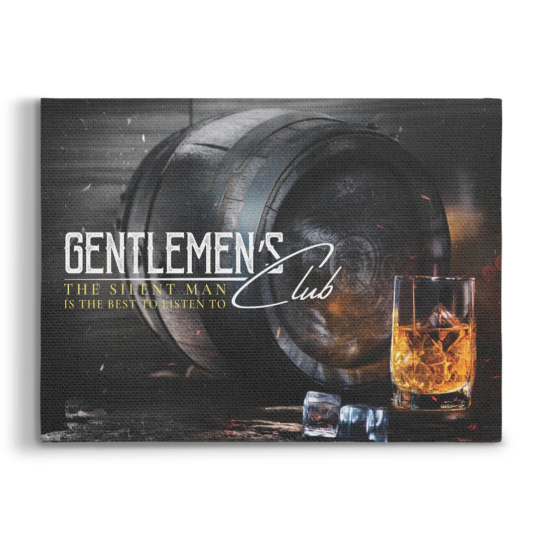 Gentlemen's Club Whiskey | Obraz, widok z przodu