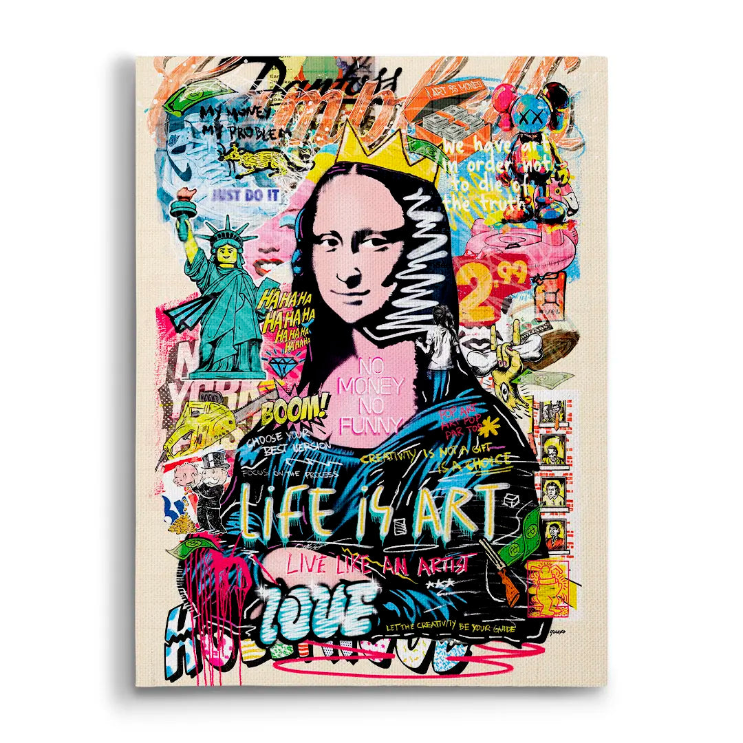 Mona Lisa - Life Is Art | Obraz