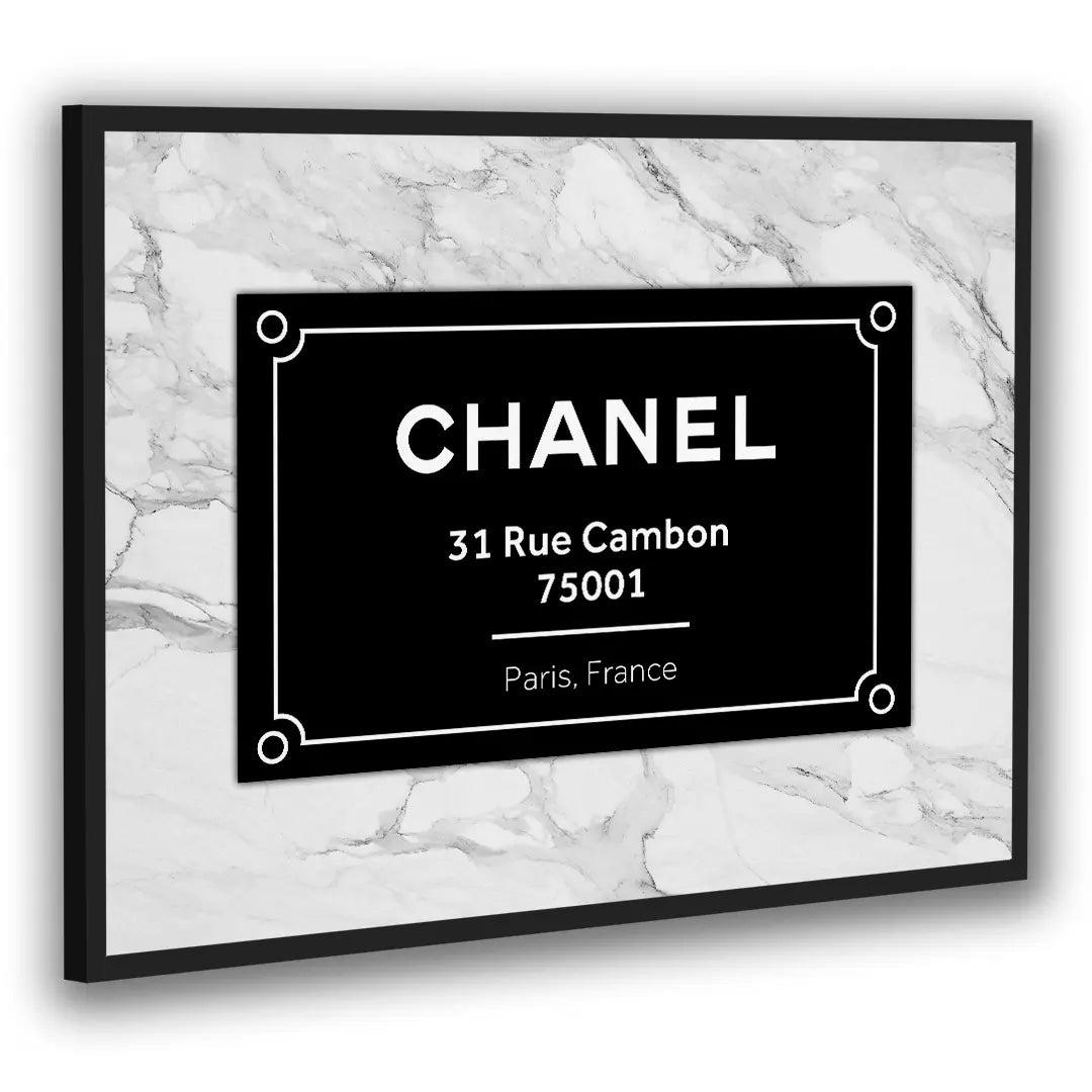 Szyld Chanel | Plakat