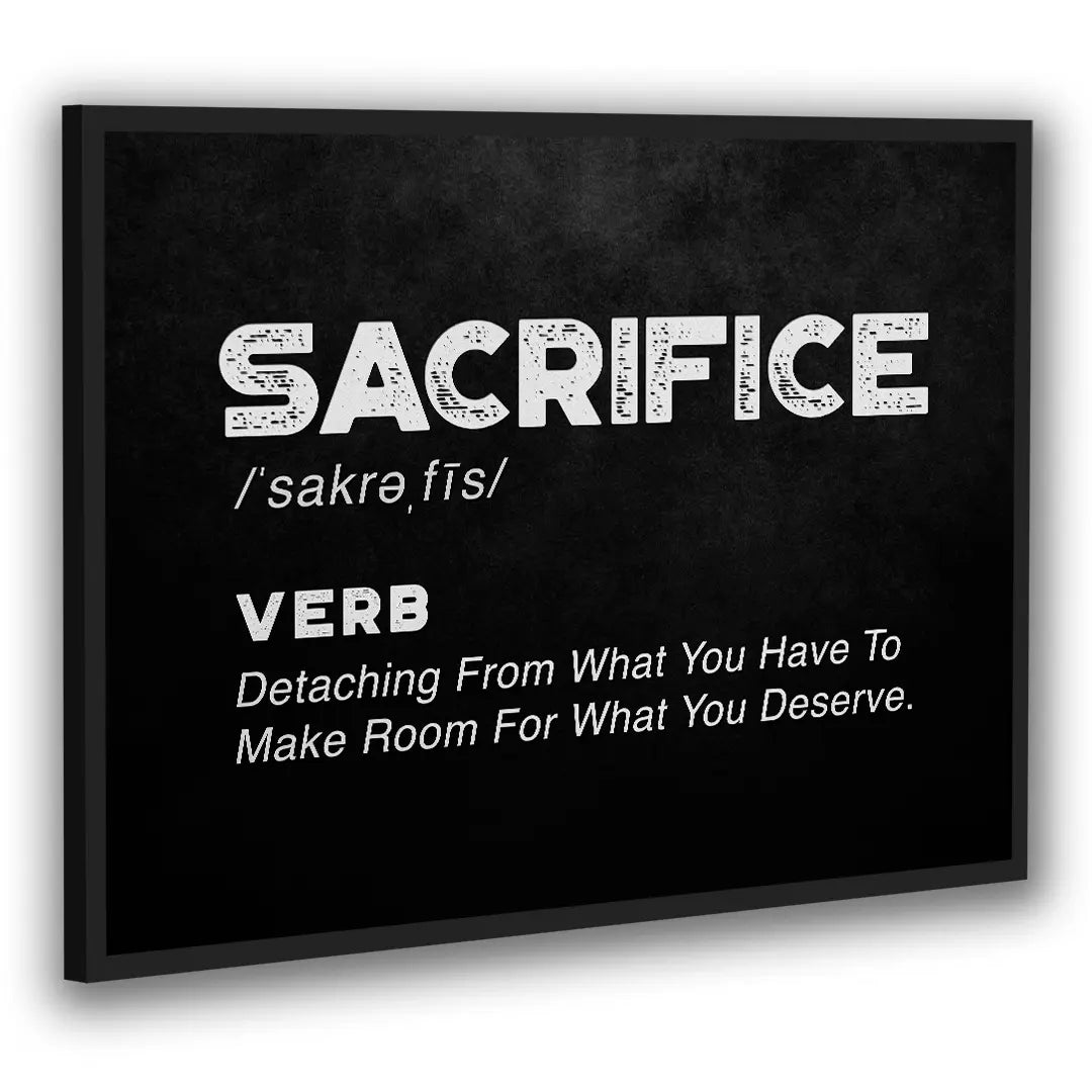 Sacrifice Definicja | Plakat