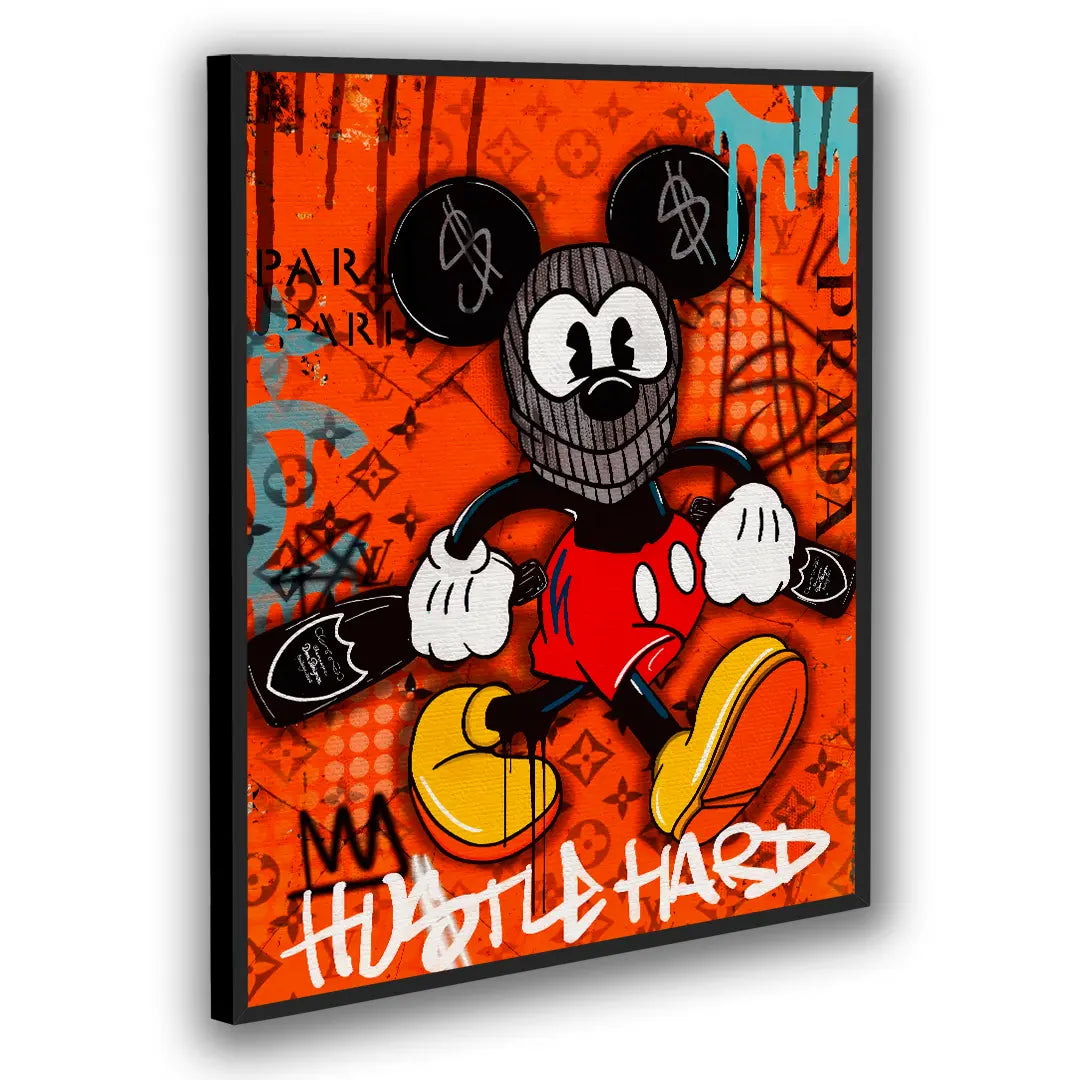 Hustle Hard Mickey | Plakat