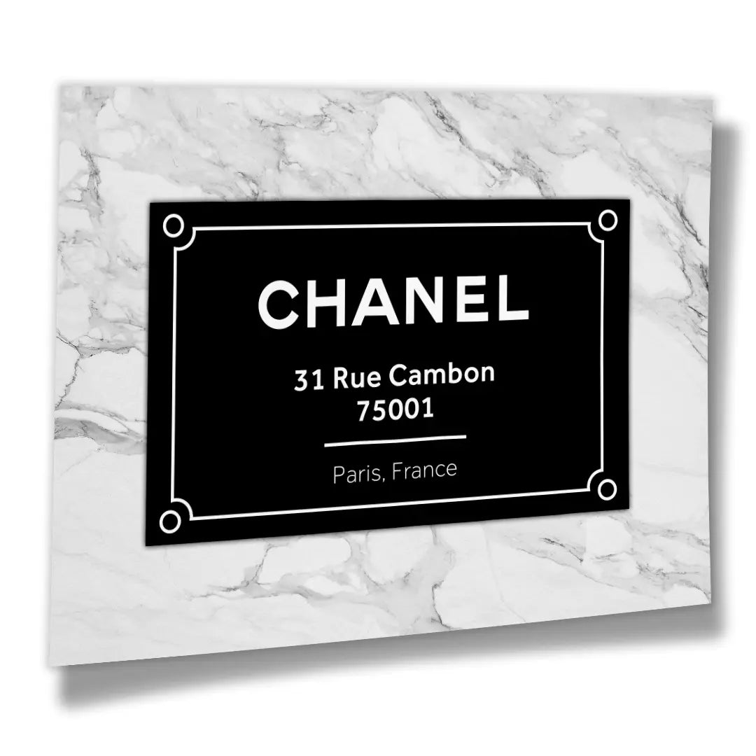 Szyld Chanel | Plakat