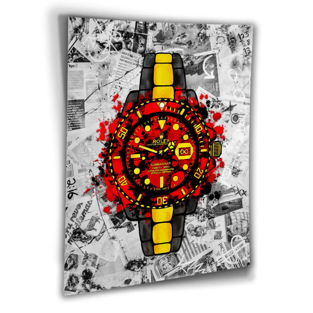 Submariner Czerwony | Plakat