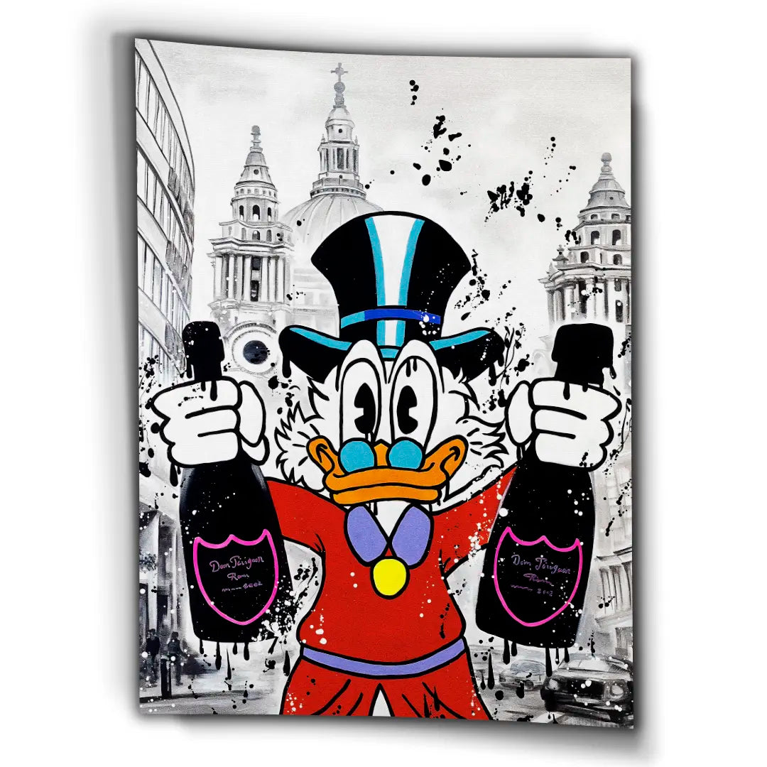 Champagne Scrooge | Plakat