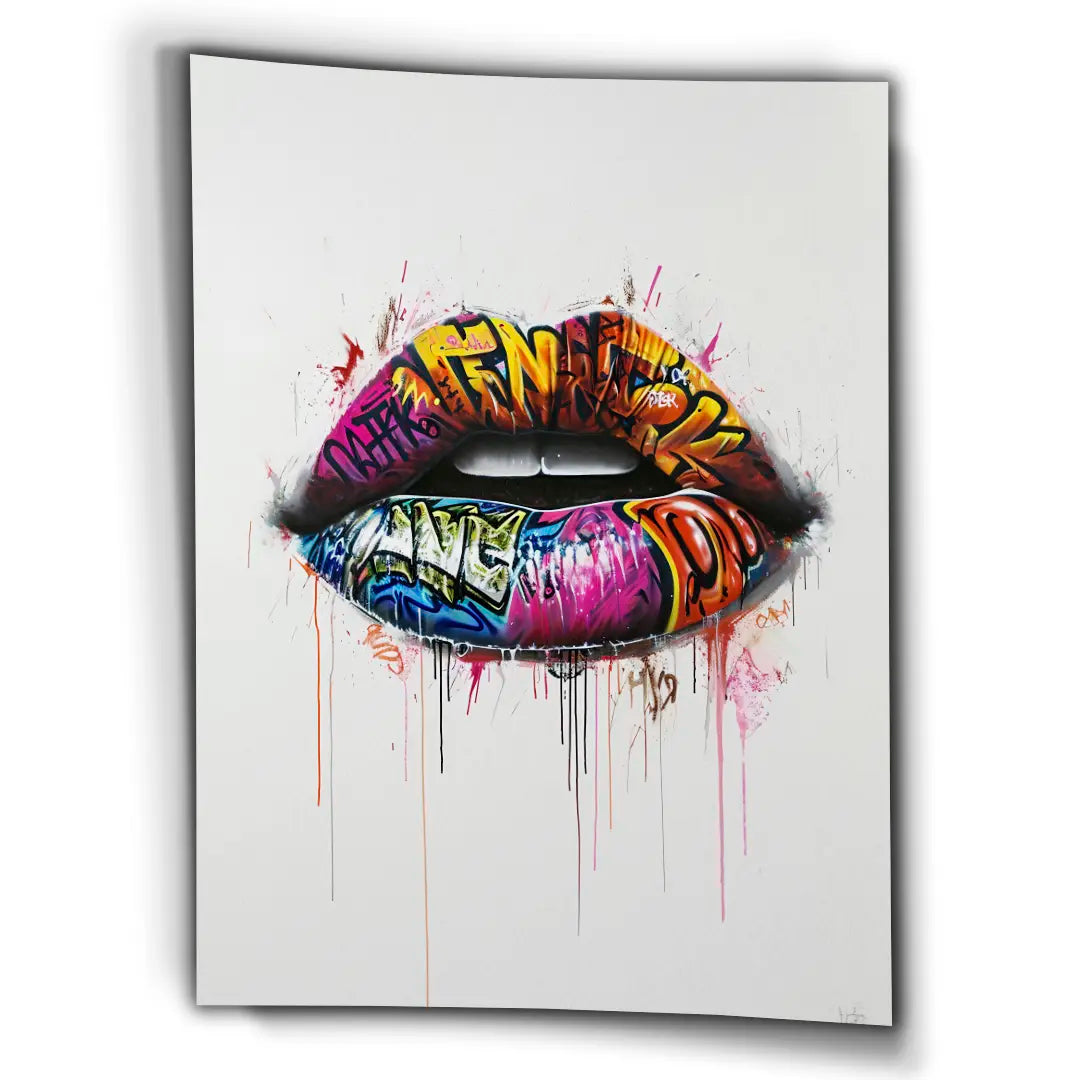 Graffiti Lips | Poster