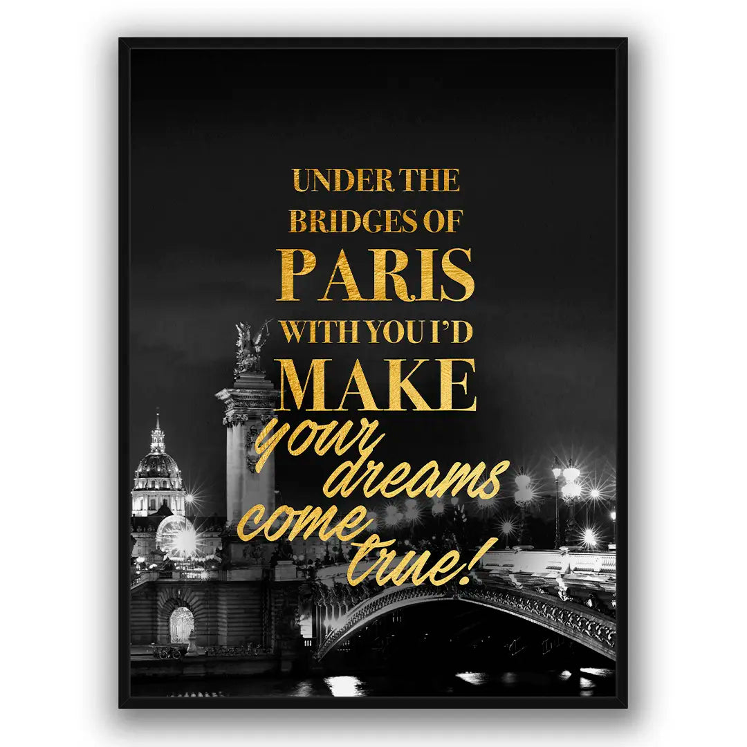 Bridges Of Paris | Plakat