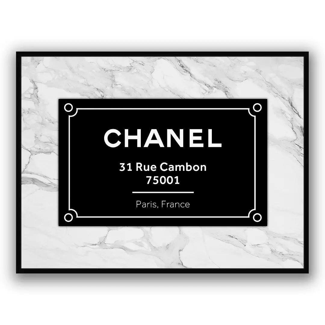 Szyld Chanel | Plakat