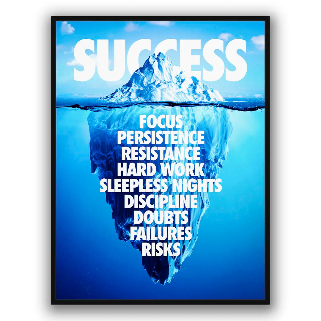 Success Iceberg | Plakat