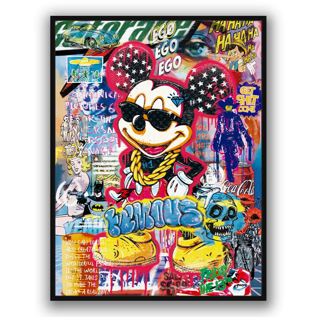 Mickey Gold Chain | Plakat