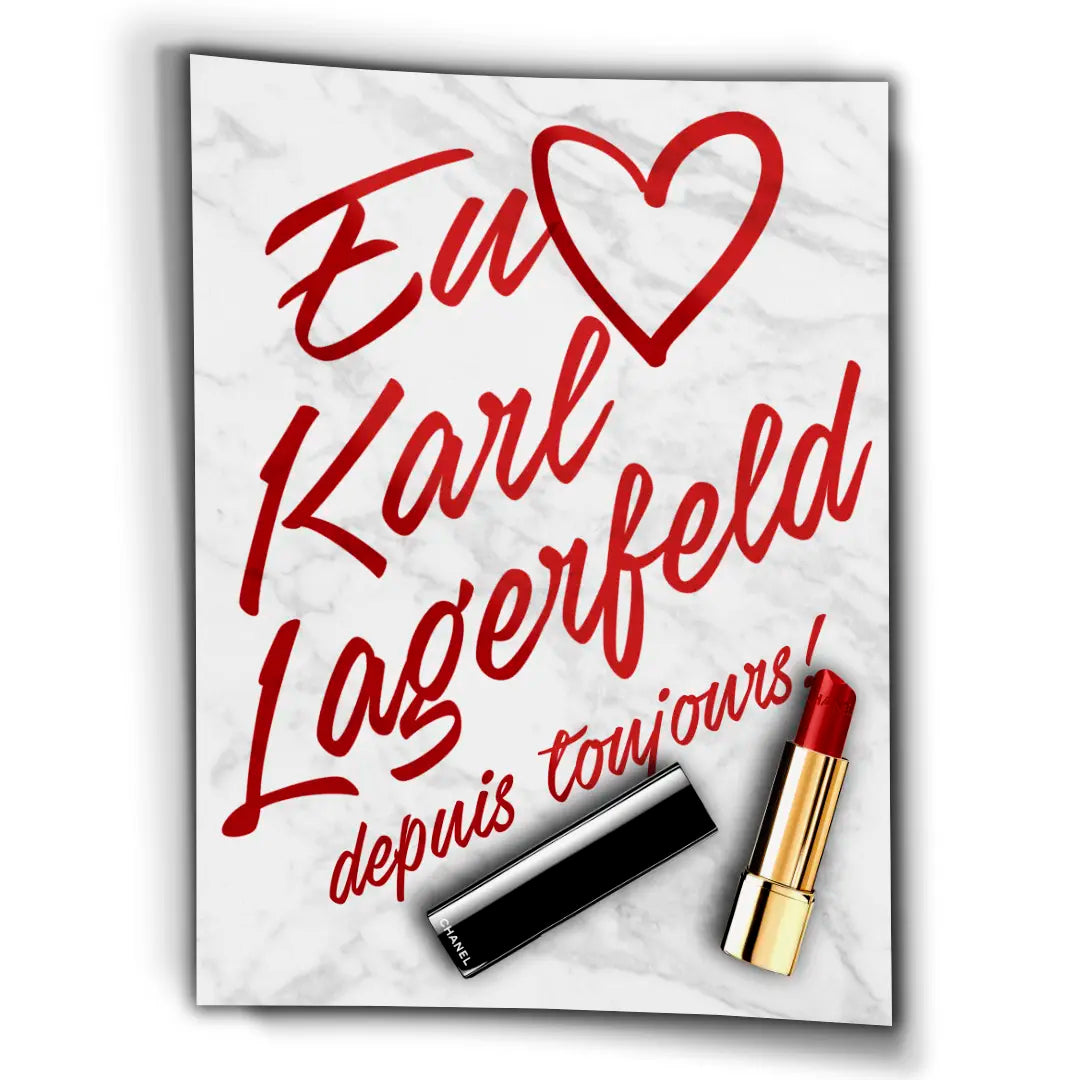 Eu Karl Lagerfeld | Plakat