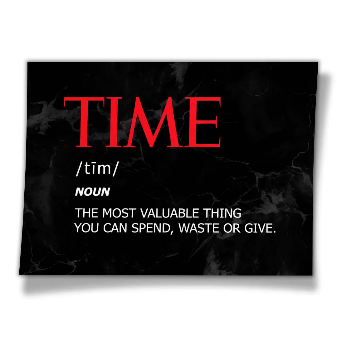 Time Definition | Poster