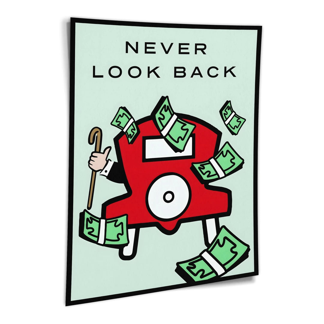 Monopoly Never Look Back | Plakat, pod kątem