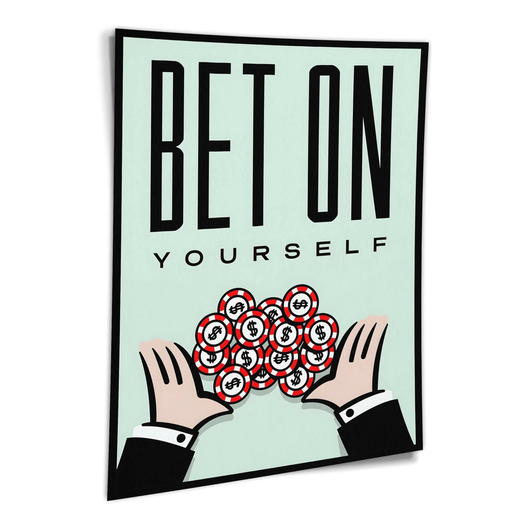 Monopoly Bet On Yourself | Plakat, pod kątem
