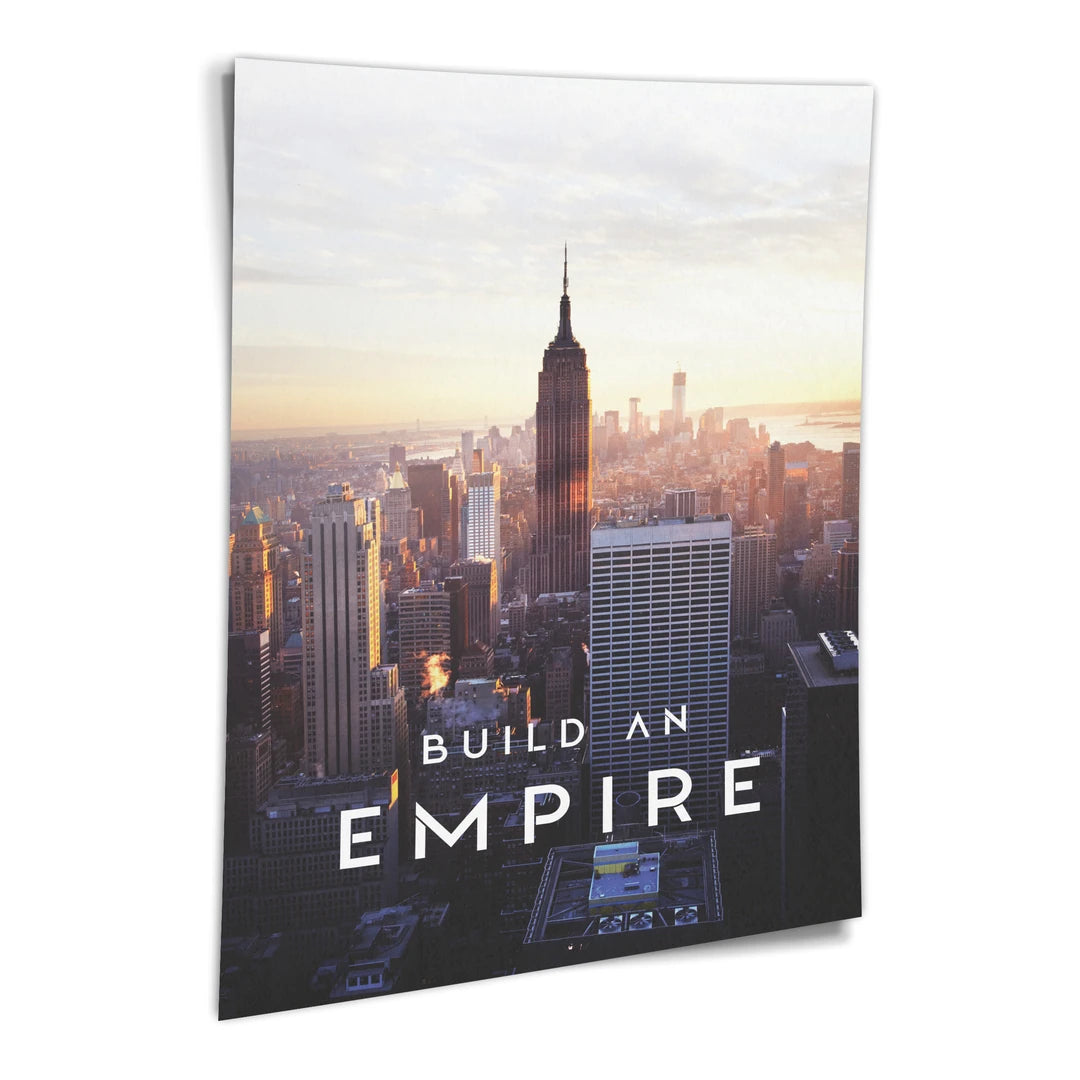 Build an Empire New York | Plakat, pod kątem