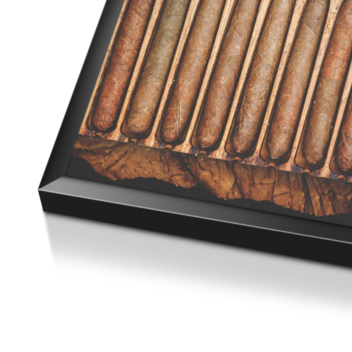 Gentlemen's Club Cigars | Plakat, w czarnej ramie, zbliżenie
