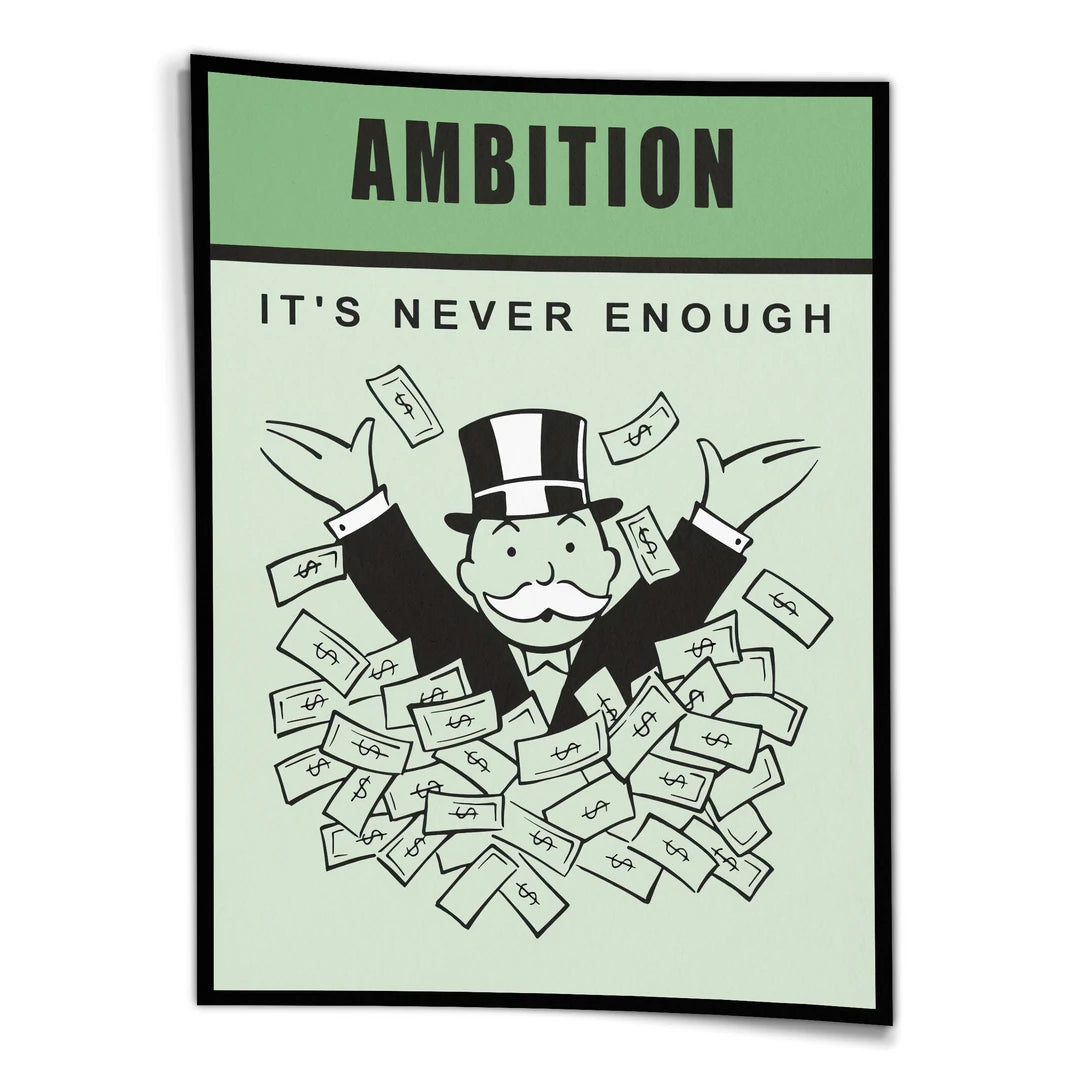 Monopoly Ambition | Plakat, widok z przodu