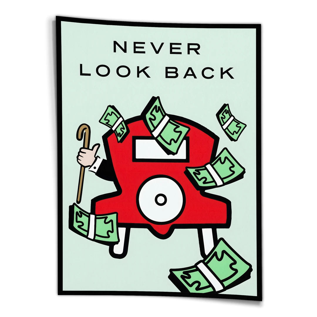 Monopoly Never Look Back | Plakat, widok z przodu