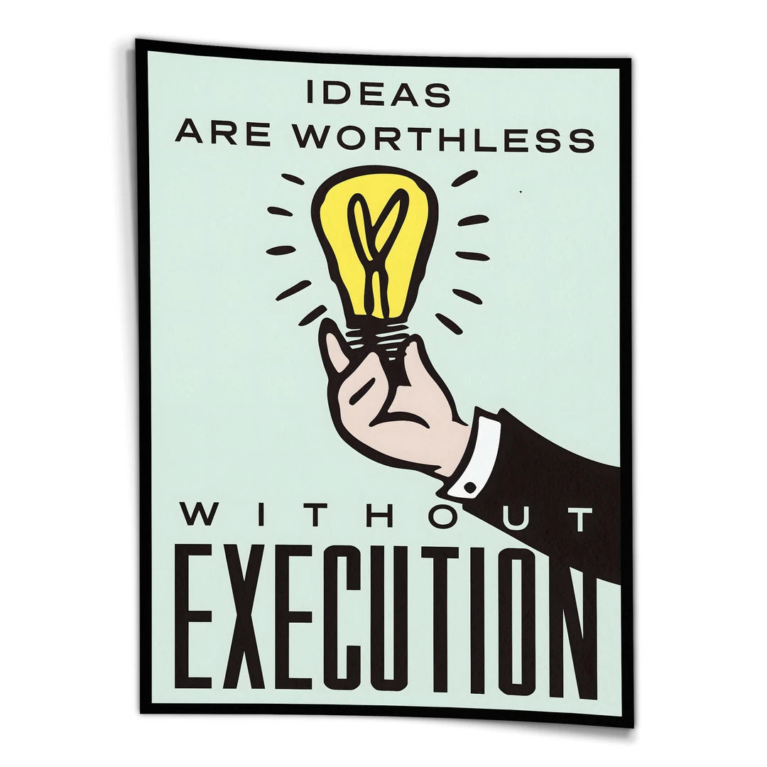 Monopoly Ideas Are Worthless | Plakat, widok z przodu
